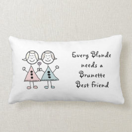 Lombar "Cada loira precisa de uma almofada de melhor amig