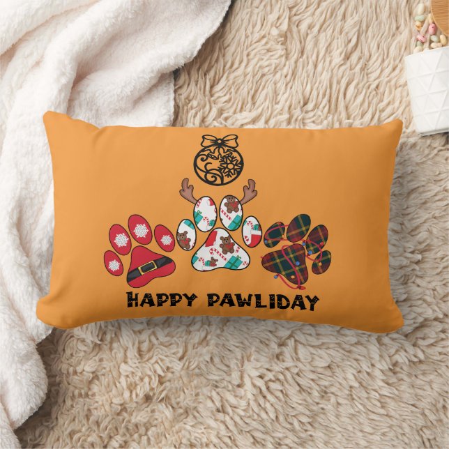 Lombar Feliz Pawliday - Almofada de Natal (Cobertor)