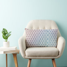 Linda almofada decorativa com padrão contínuo
