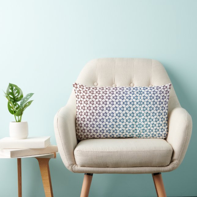 Lombar Linda almofada decorativa com padrão contínuo (Cadeira)