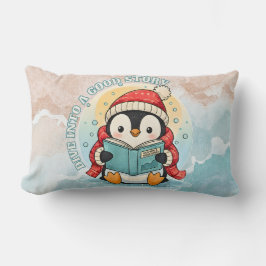 Lombar Mergulhe Em Uma Boa História Almofada De Pinguim D