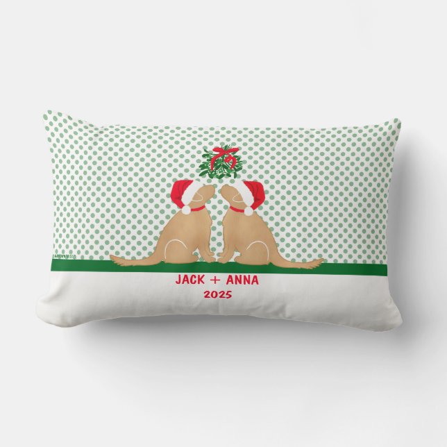 Lombar Nossa Primeira Almofada Personalizada de Natal San (Frente)