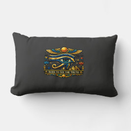 Lombar Olho de Hórus Egito Antigo Almofada Decorativa
