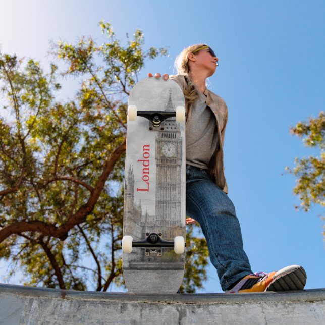 London Big Ben Skateboard - Urban Street Style (Ao ar livre 1)