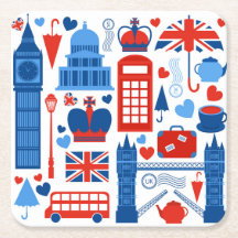 London Pop Icons Porta-Copos de Papel