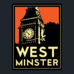 london westminster england art deco retro poster<br><div class="desc"></div>