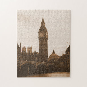 Londres - Big Ben - Tamisa - Quebra-cabeça