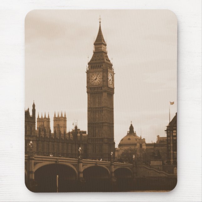 Londres - Big Ben - Thames - Mousepad (Frente)