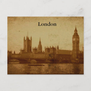 Londres, Casas do Parlamento Cartão Postal