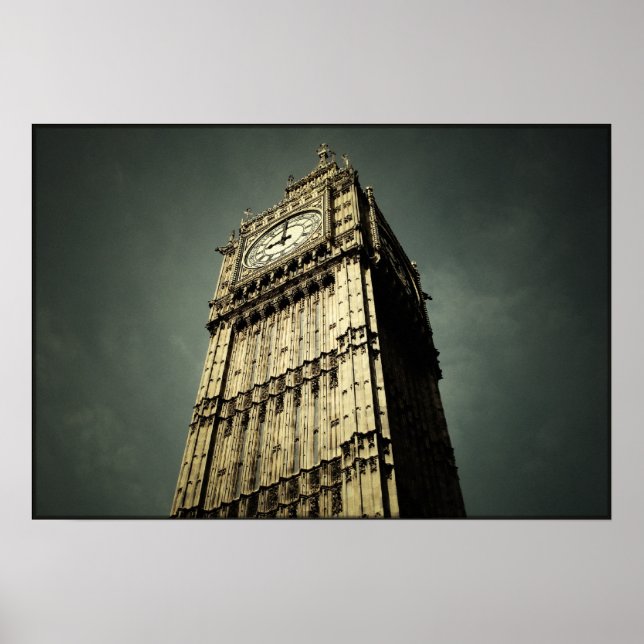 Londres Casas do Parlamento Poster (Frente)