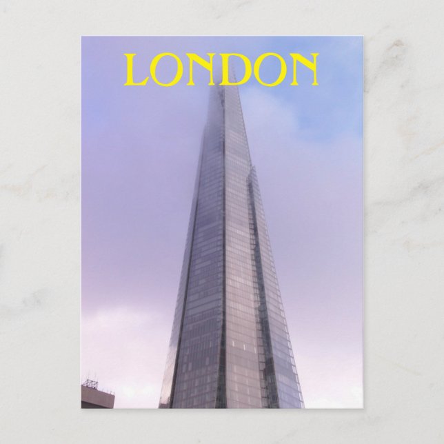 "Londres, The Shard" Cartão Postal (Frente)