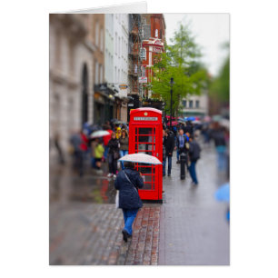 Londres típica - não esqueça o cartão do