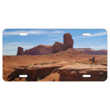 Lone Cowboy License Plate