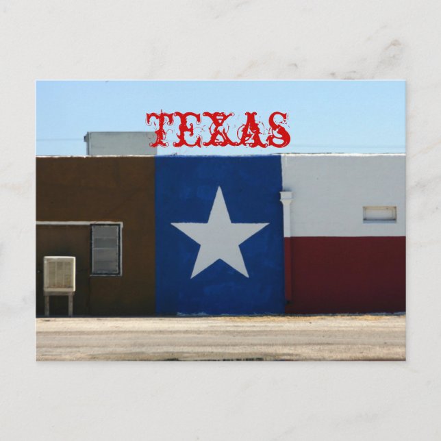 Lone Star, cartão postal do Texas (Frente)