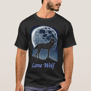 Lone Wolf Pixel Art T-Shirt