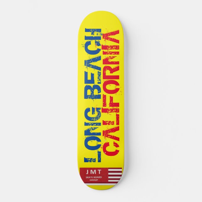 LONG BEACH CALIFÓRNIA Skateboard (Frente)