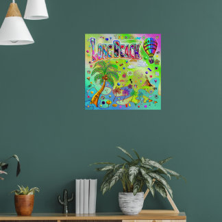 Long Beach Eterno Melody Poster