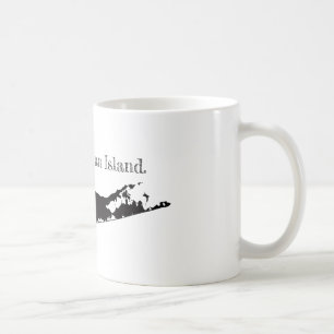 Long Island aumentado em uma caneca New York da