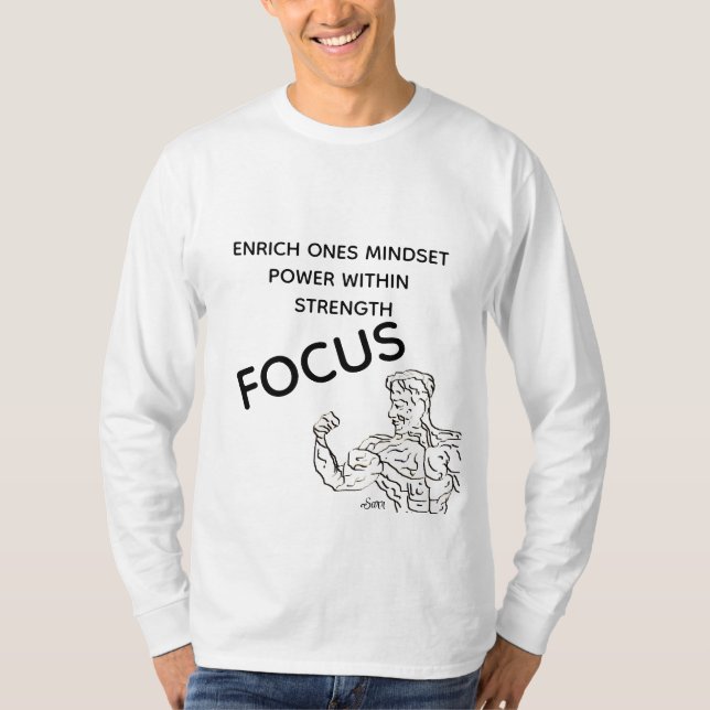 Long Sleeve T-shirt : Focus (Frente)