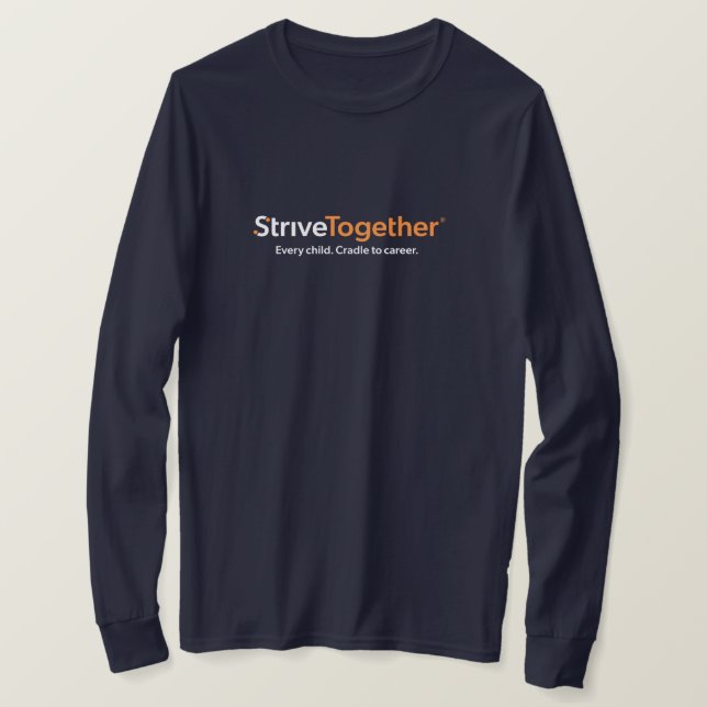 Long Sleeve T-Shirt - Navy (Frente do Design)