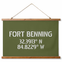 Longitude Fort Benning Latitude