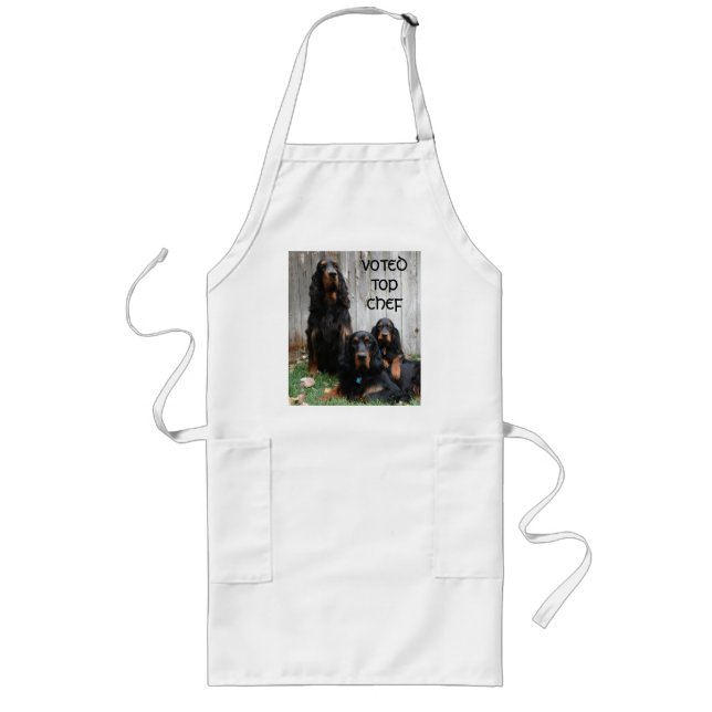 Longo AVALIADO COMO O MELHOR CHEF Avental Gordon Setter  (Frente)