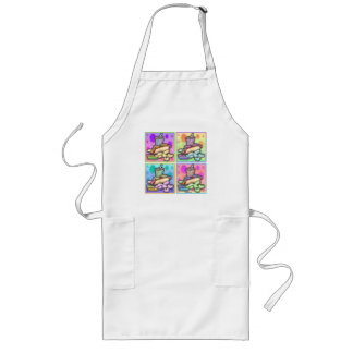 Longo Avental - Cachorro-Quente Pop Art com Batata Frita