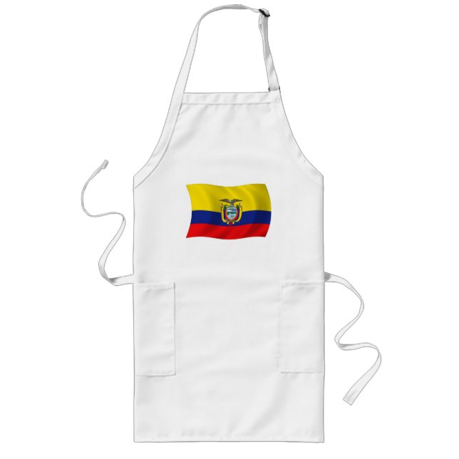Longo Avental com Bandeira do Equador (Frente)