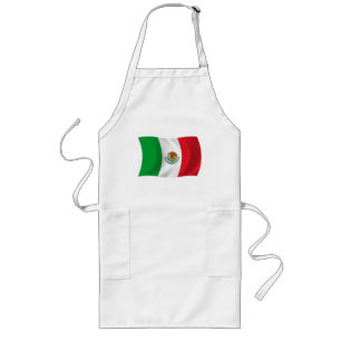 Longo Avental com Bandeira do México