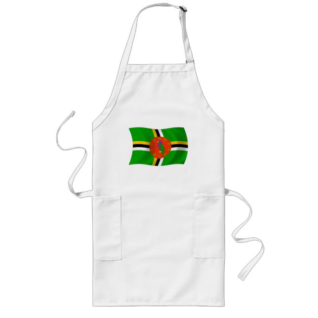 Longo Avental da Bandeira de Dominica (Frente)