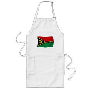 Longo Avental da Bandeira de Vanuatu