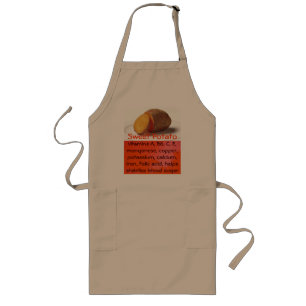 Longo avental da batata doce