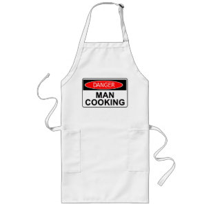 Longo Avental do cozinhar do homem do perigo