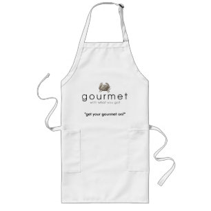 Longo Avental do gourmet (caranguejo)