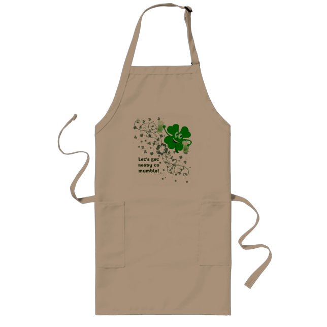 Longo Avental do Mumble do dia de St Patrick (Frente)