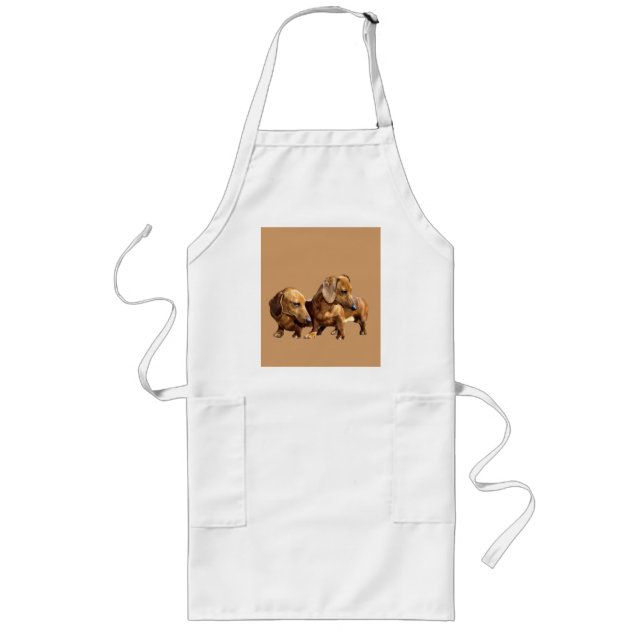 Longo Avental dos Smoothies do Dachshund (Frente)