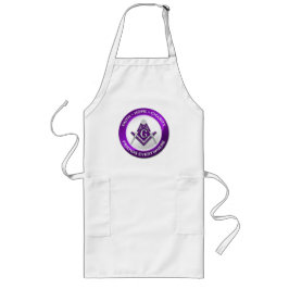 Longo Avental Masculino Maçônico Roxo