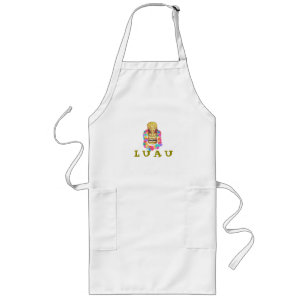 Longo Avental Tiki Mask Luau Havaiano
