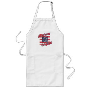 Longo Betsy Ross Bandeira-inspirou o avental original