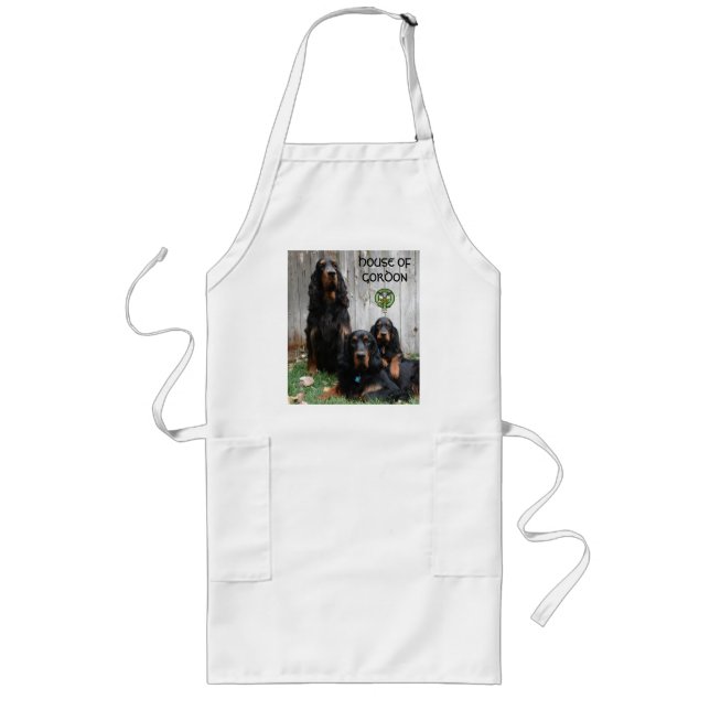 Longo CASA DE GORDON, Avental de Gordon Setter (Frente)