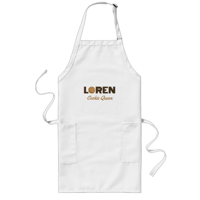 Longo Loren cookie rainha longa avental (Frente)