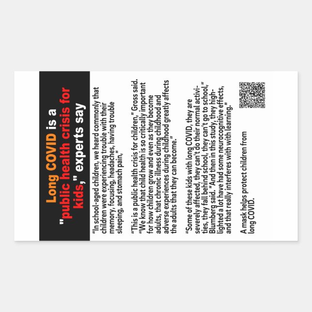 Longo ressonância em adesivos de papel para crianç (Frente)