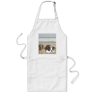 Longo Sandcastles do avental de Boston Terrier