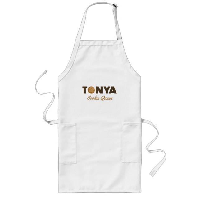 Longo Tonya cookie rainha longa avental (Frente)