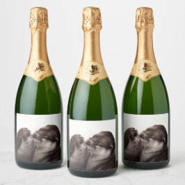 Lontras Beijando - Arte de Vida Selvagem Pintada à