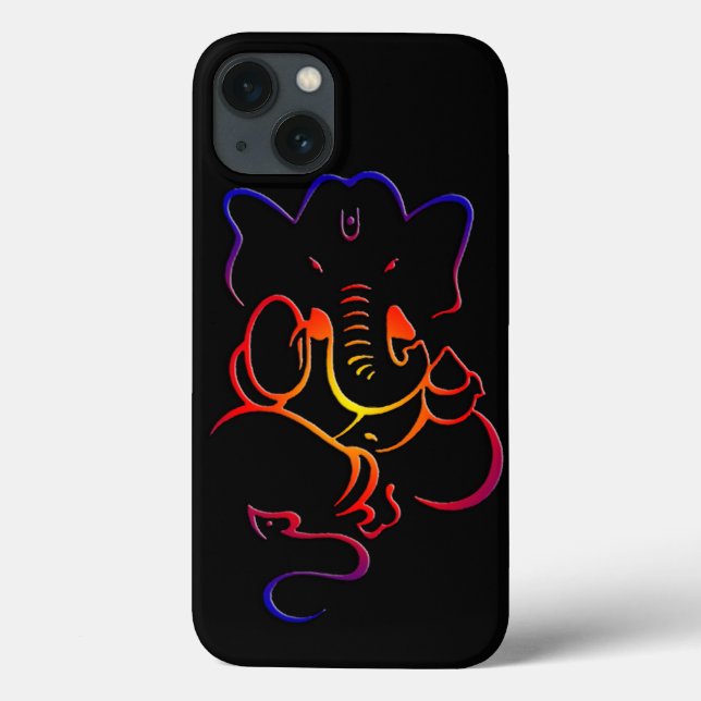 Lord Ganesh, Hindu Deus Apple Iphone Design Case (Verso)