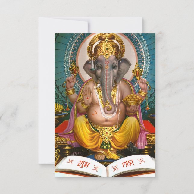 Lord Ganesha Indian Hindu Yoga Spiritual (Frente)