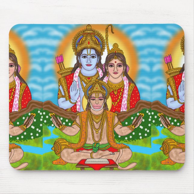 Lord Hanuman Mouse Pad (Frente)