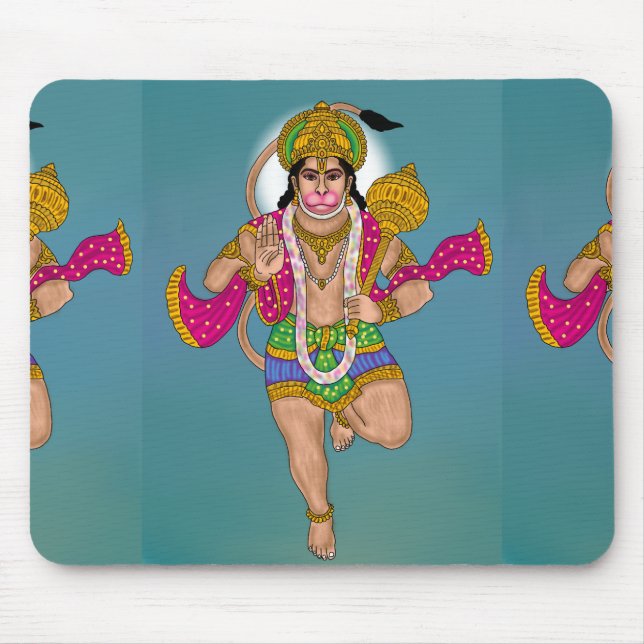 Lord Hanuman Mouse Pad (Frente)