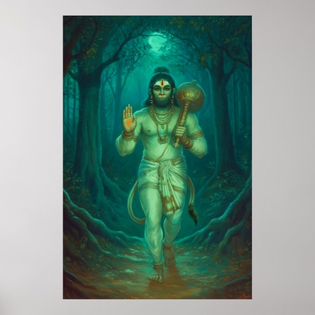 Lord Hanuman Poster (Frente)